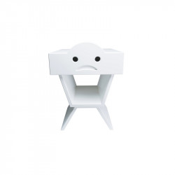 Table de chevet TRISTAN pour enfant, couleur blanc