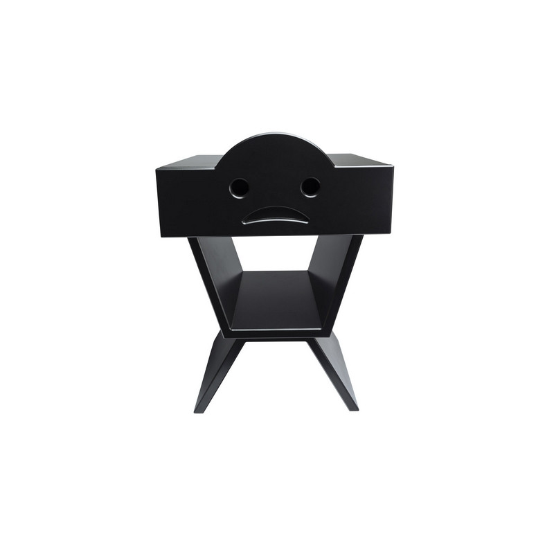 Table de chevet TRISTAN pour enfant, couleur noir