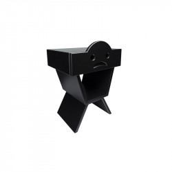 Table de chevet TRISTAN pour enfant, couleur noir