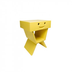 Profil table de chevet sourire pour enfant, couleur jaune