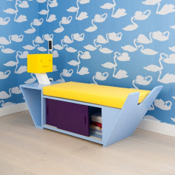 Banquette originale "tout en un" pour chambre enfant ou salle de jeux