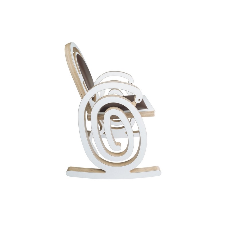 Profil chaise à bascule "Cobra" originale, design et élégante
