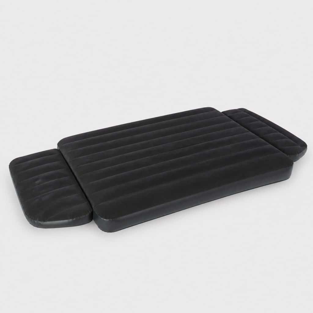 Matelas gonflable pour voiture noir avec extensions de calage