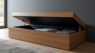 découvrez nos coffres de rangement sous l'assise offrant un volume réel généreux et un accès facile pour optimiser votre espace.