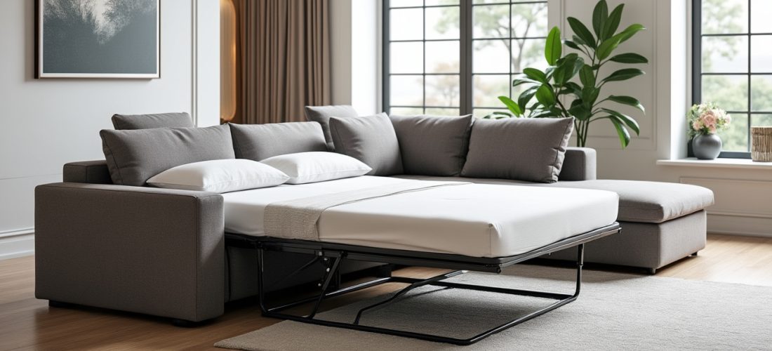 découvrez comment choisir le sens de l'angle et déployer facilement le couchage de votre convertible d'angle pour un confort optimal et un gain de place assuré.